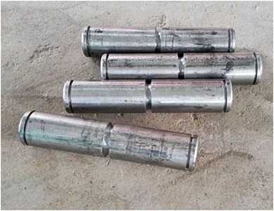 Safety pin for horizontal type ring die pellet mill