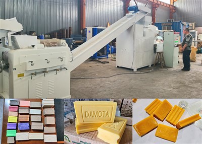 2000Kg/h 세탁 비누 마무리 라인