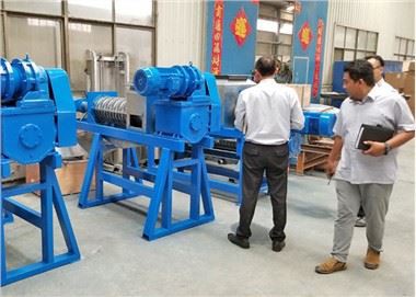 스크류 프레스 타입 EFB 섬유 탈수기